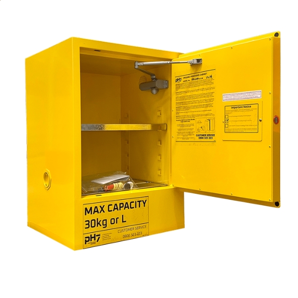AS1940 Class 3 Flammable Liquid Storage Cabinet - 30L