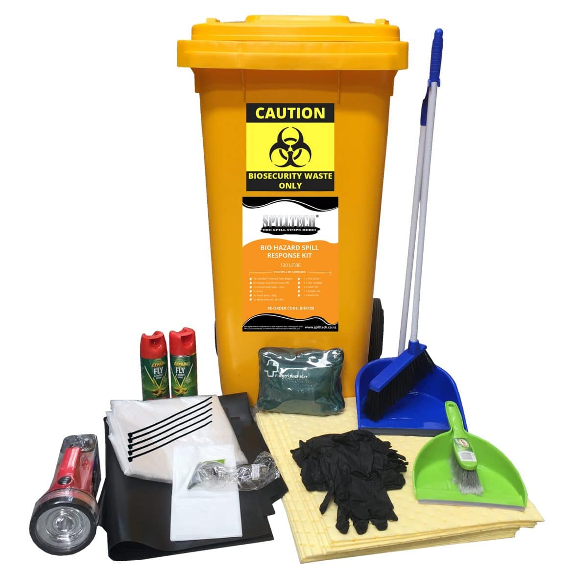 SpillTech® Biohazard Kit 120L Rifft Safety
