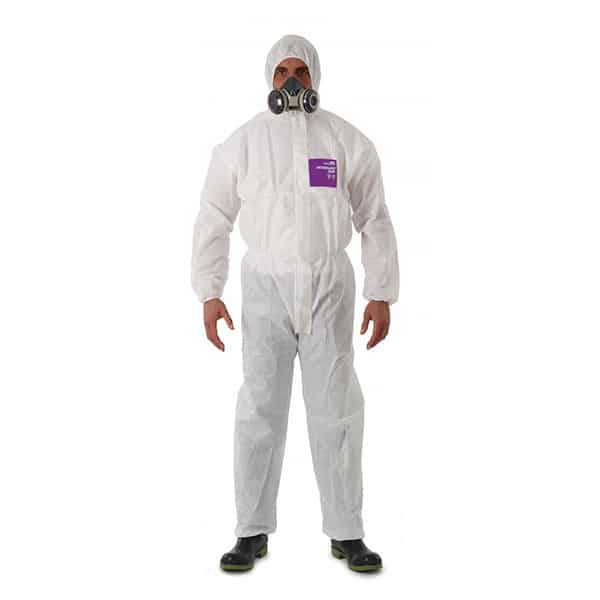 Alphatec® 1500 SMS Coverall - White-Each/Carton