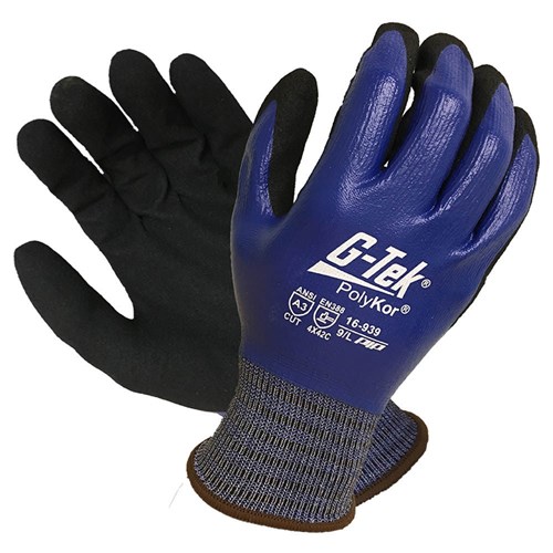 G-Tek Polykor / Dual Coat 18/ Gauge Nitrile/Cut Level C