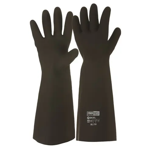 Black Knight 46CM Rubber Gloves