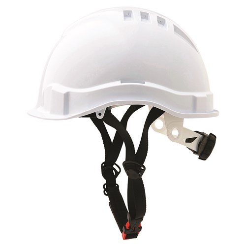 V6 Hard Hat Vented Micro Peak Ratchet Harness Linesman