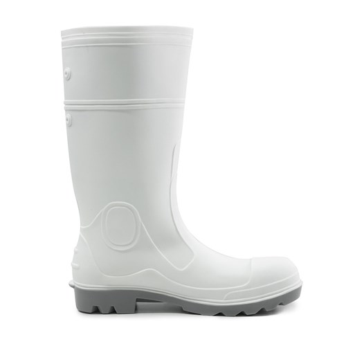 Mohawk PVC/Nitrile Food Industry Safety Gumboot White/Grey