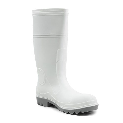 Mohawk PVC/Nitrile Food Industry Safety Gumboot White/Grey