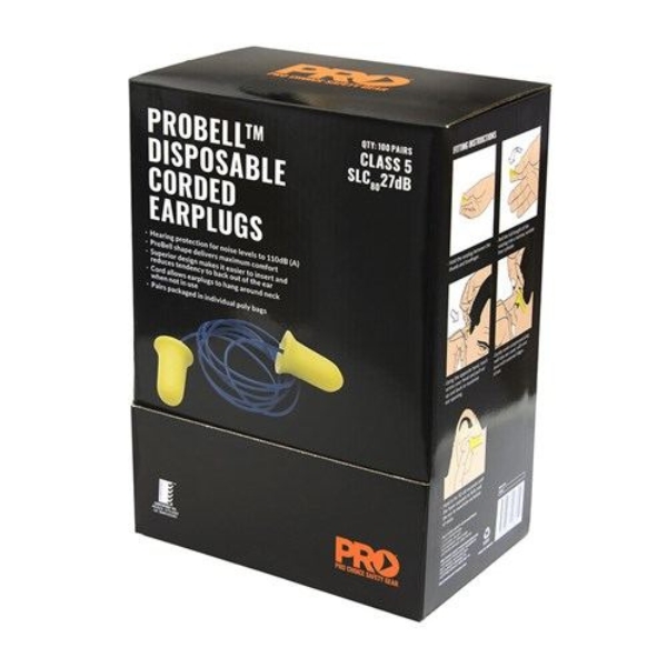 Probell Disposable Corded Earplugs