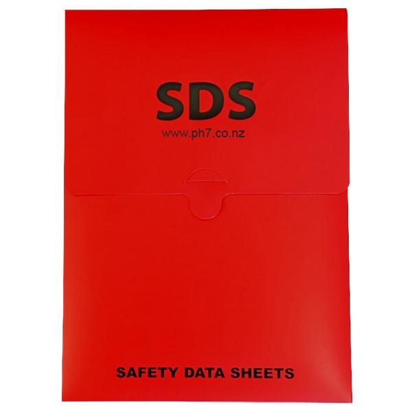 Soft Pouch Wall SDS Holder (Available in Red or Yellow)