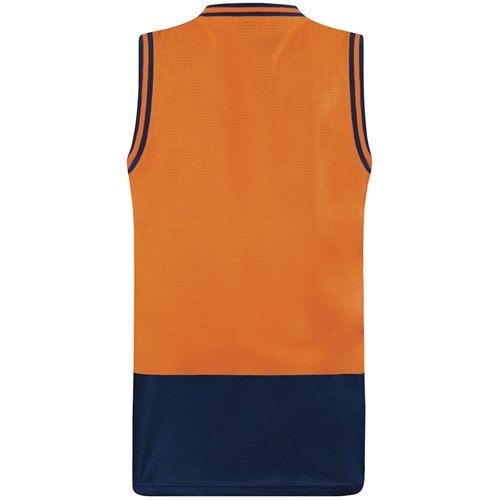 Singlet Day Only Orange/Navy