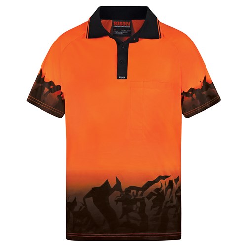 Polo Day Only Polyester Orange