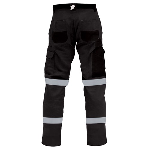 Trouser Ripstop Cotton Taped Black (TNBCOLW)