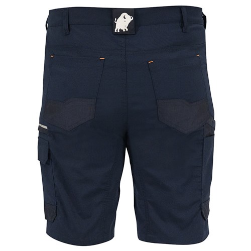 Short Lightweight Stretch Polycotton Navy