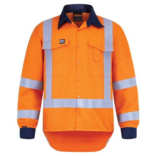 Shirt ARCGUARD 8.8CAL TTMC-W17 INHERALITE Orange/Navy