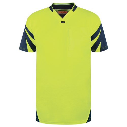 Polo Day Only Quick _ Dry Cotton Backed Yellow