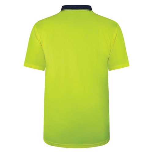 Polo Day Only Polyester Yellow/Navy (PDBPO)