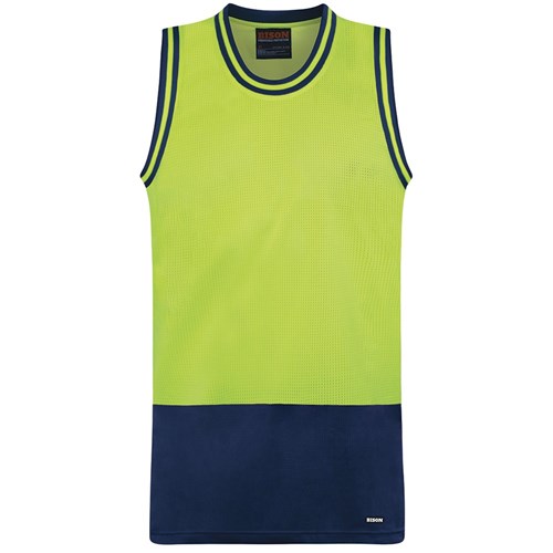 SINGLET DAY YELLOW/NAVY