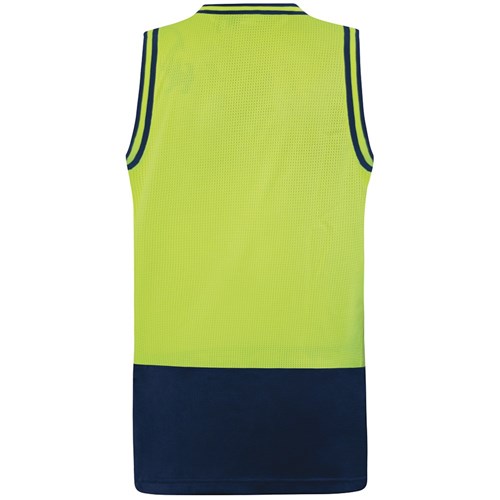 SINGLET DAY YELLOW/NAVY