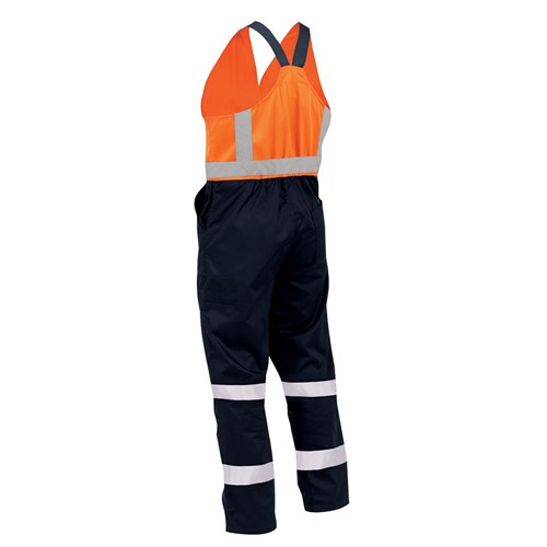 Overall Workzone Easy Action Cotton Zip Taped Orange/Navy (ETPCO)