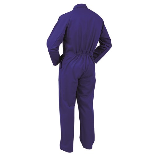 Overall Workzone Polycotton Zip Royal Blue (COZPC)