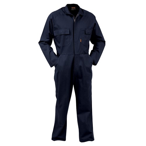 Overall Workzone Cotton Zip Navy (COZCO)