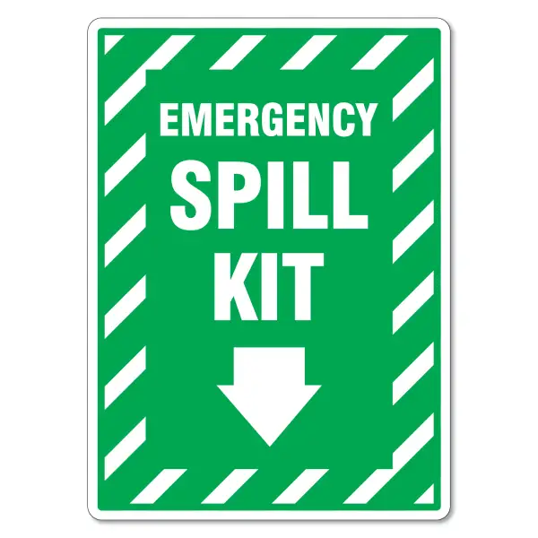 Emergency Spill Kit Sign