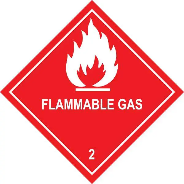 DG Diamond – Class 2 Flammable Gas