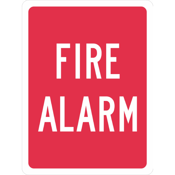 FIRE ALARM SIGN