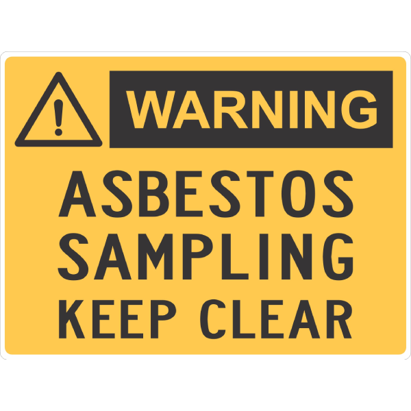 ASBESTOS SAMPLING SIGN