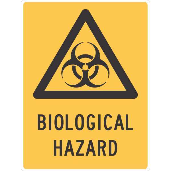 BIOLOGICAL HAZARD SIGN