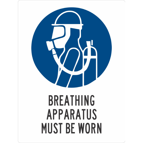 Breathing Apparatus Must Be Worn Sign