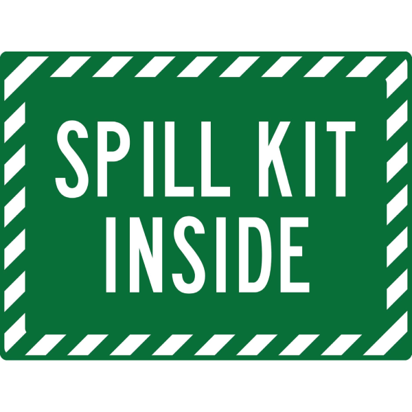 Spill Kit Inside Sign