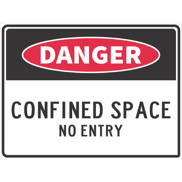 CONFINED SPACE SIGN