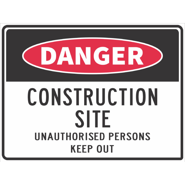 CONSTRUCTION SITE SIGN