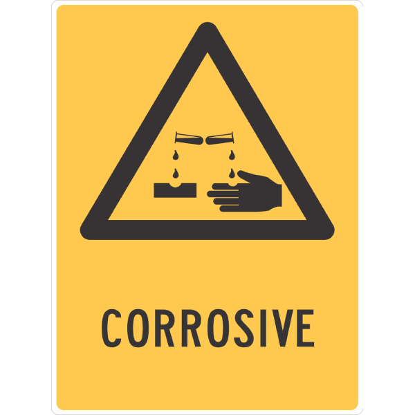 CORROSIVE SIGN