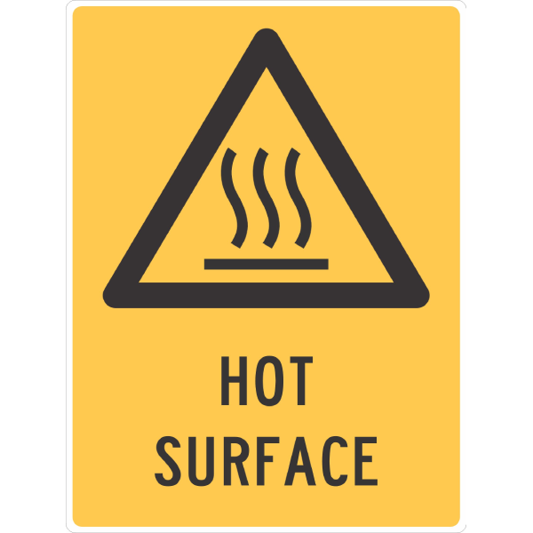 HOT SURFACE SIGN