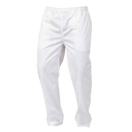 Trouser Workzone Polycotton Food Industry White (TFEPCMW)