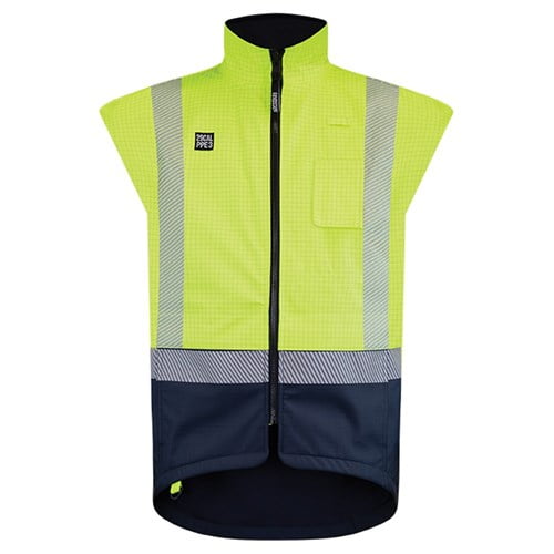 Vest Arcguard Rainwear 29Cal Day/Night Inheratex Yellow/Navy