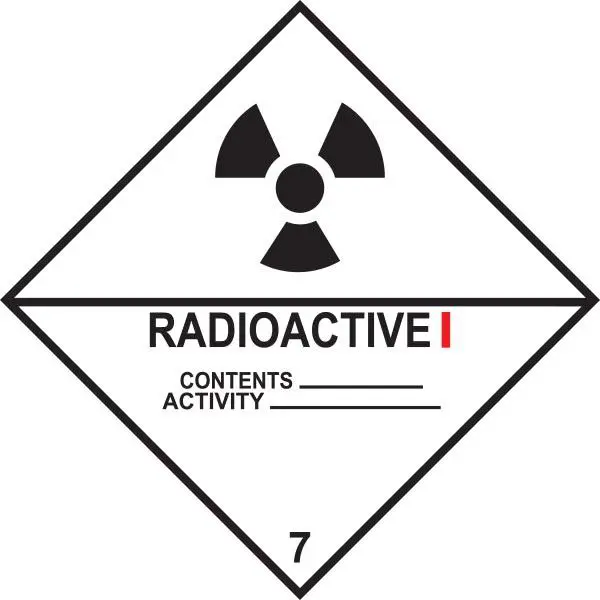 DG Diamond – Class 7 Radioactive Category 1