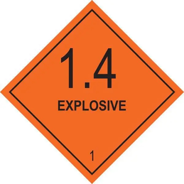 DG Diamond – Class 1.4 Explosive