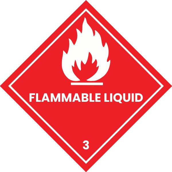 DG Diamond – Class 3 Flammable Liquids