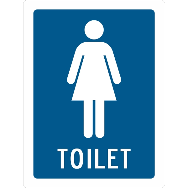 WOMENS TOILET SIGN