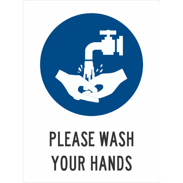 Please Wash Your Hands Sign