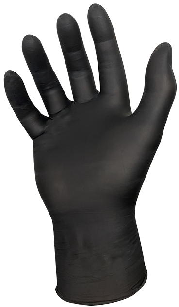 Black Air Nitrile Gloves (Carton)