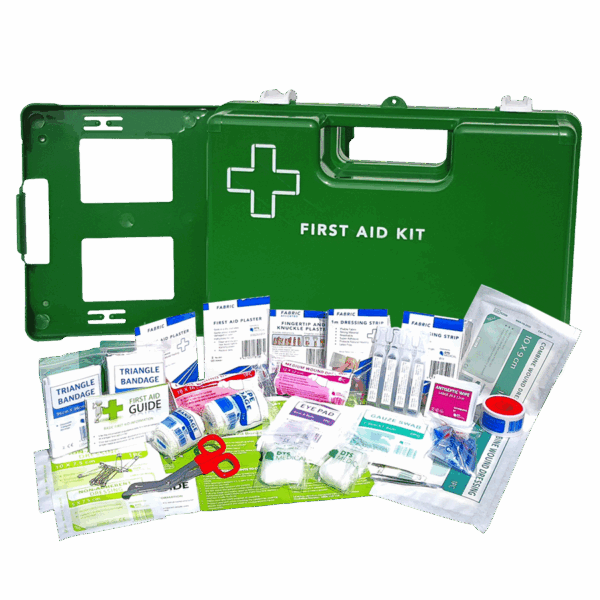 1-50 Person Work Place First Aid Kit Metal Wall Mountable Landscape