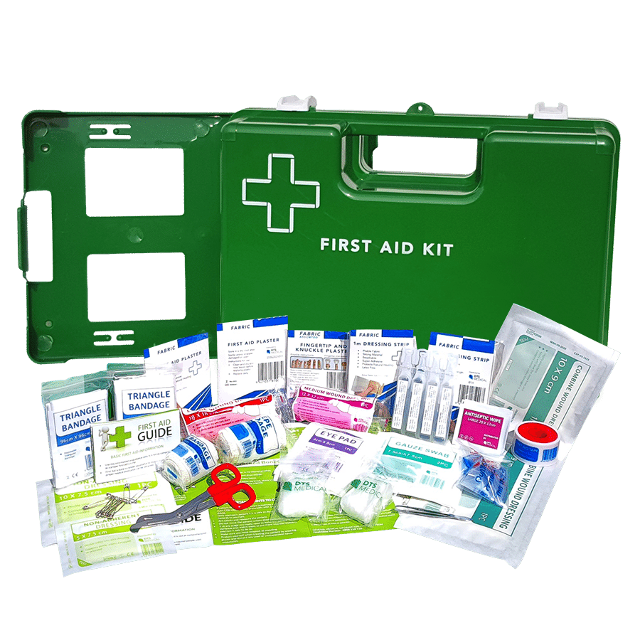 1-50 Person Work Place First Aid Kit Metal Wall Mountable Landscape