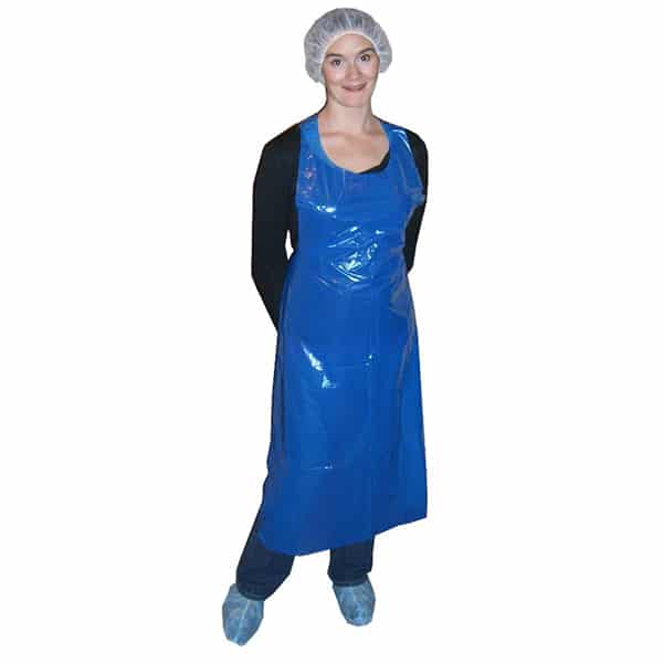 PE Disposable Aprons - Blue