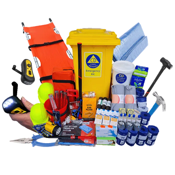 Good-2-Go Civil Defence Survival Kit in 240ltr Wheelie Bin Up to 55 People