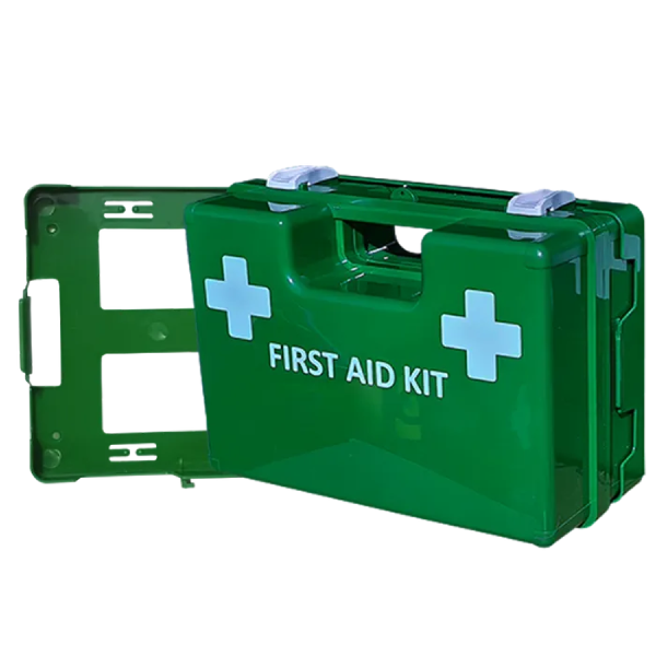 Farming Medium First Aid Kit Green plastic Wall Mount