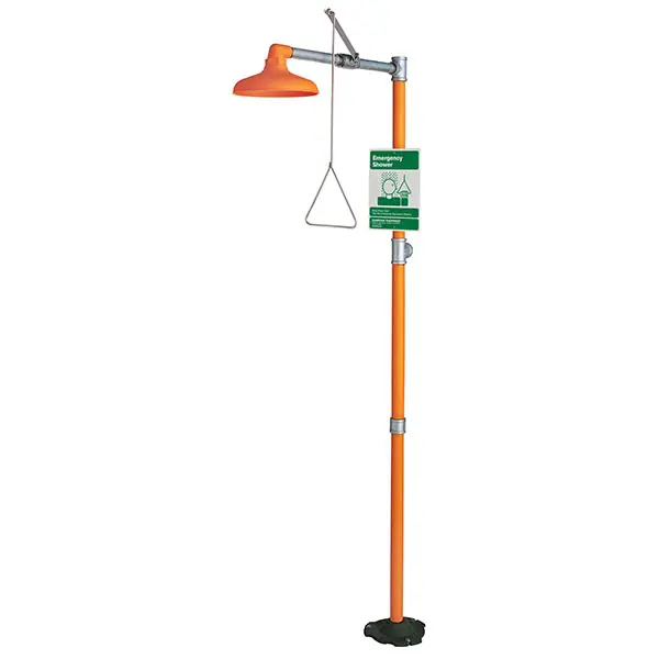 Emergency Shower, Free Standing, Plastic Shower Head