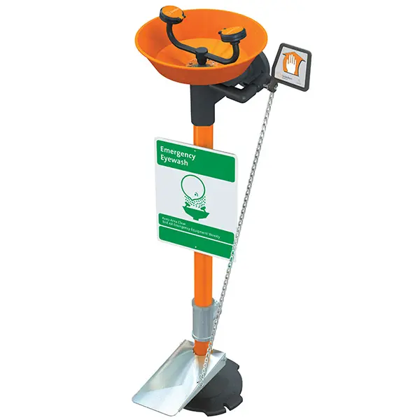 Eye/Face Wash, Pedestal Mounted – Plastic Bowl HFC