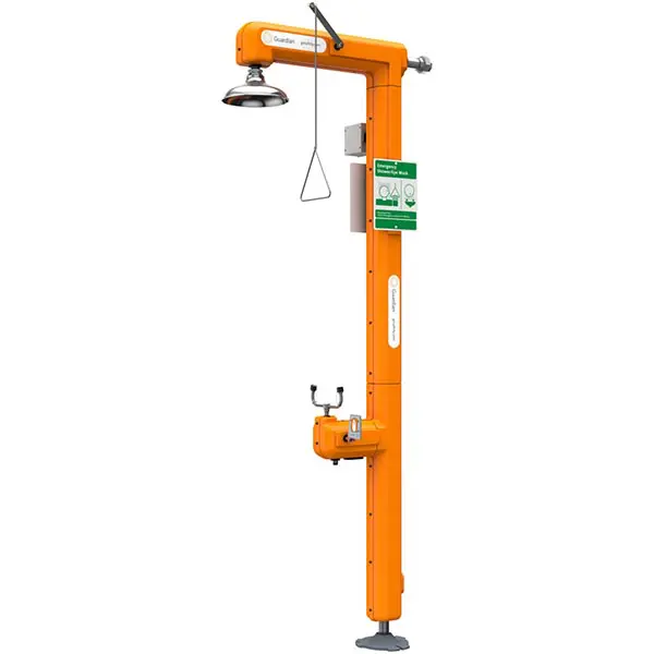Heated Safety Station with Eyewash