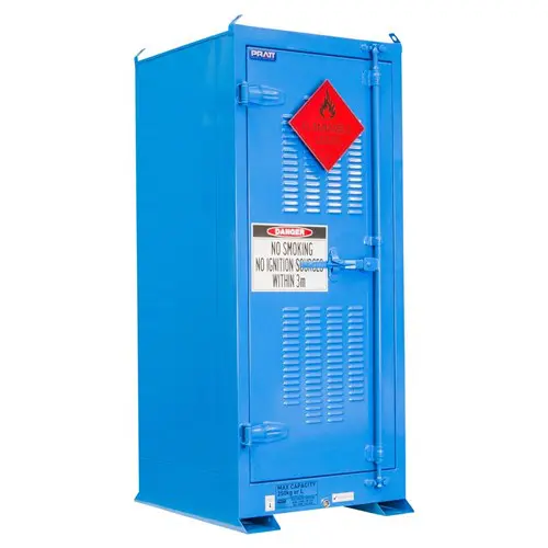 Dangerous Goods Outdoor Storage Cabinet - 250L (1 Door, 3 Shelves)